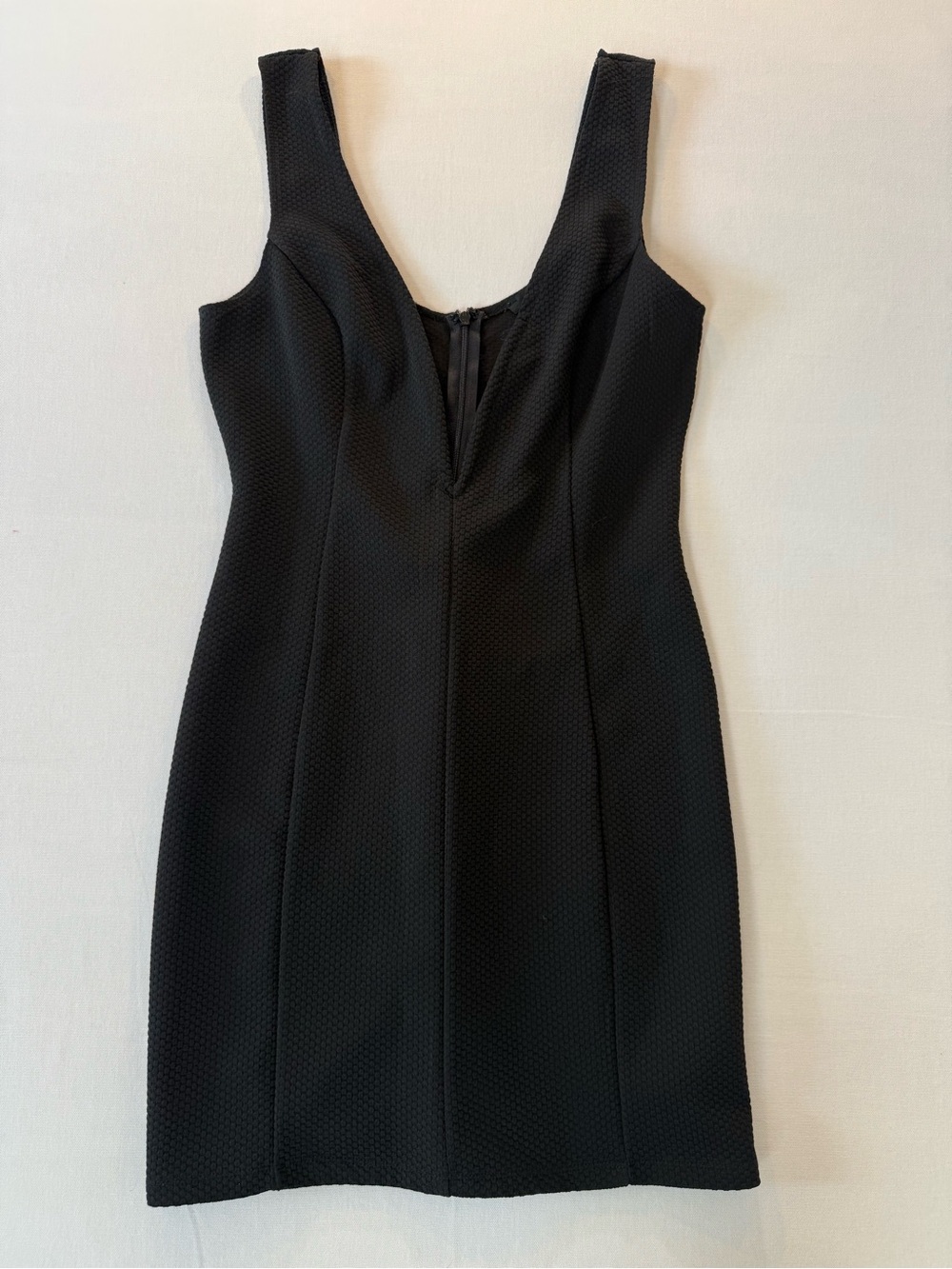Forever 21 Black Textured Mini Dress - Picture 1 of 7